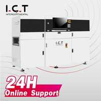 Línea de Producción SMT I.C.T. de Alta Gama con Componentes Centrales PLC, 1 Año de Garantía, Fabricante de Guangdong, China