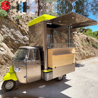 Nouveau camion de nourriture mobile 3 roues snack servant voiture camion de crème glacée chariot de restauration rapide électrique camion de nourriture