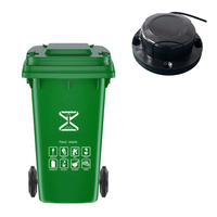 Capteur de déchets sans fil avec télécommande MQTT HTTP Lorawan RS485 4G Zigbee Tuya App Radar Ultrasonique
