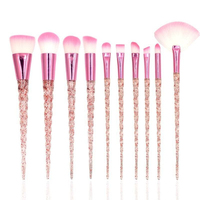 Pinceaux de maquillage professionnels haut de gamme en synthétique pour fond de teint, correcteur, fards à paupières et blush, avec étui noir – Offre Spéciale