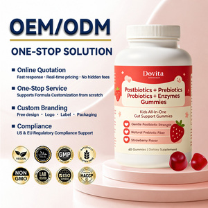 Gomitas Probióticas Prebióticas para Niños, 2 Mil Millones de UFC, Salud Intestinal e Inmunológica, Sin OMG, Venta al Por Mayor, B2B - Product Image 1