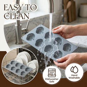 Moule à gâteau en silicone SILIKOLOVE personnalisable en usine, 8 cavités en forme de lapin, antiadhésif LFGB, facile à démouler, sans BPA, pour mousse et pâtisserie - Product Image 4