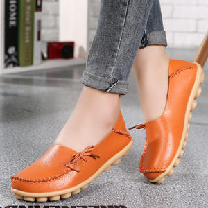 Luxury Candy Color Footwear High Quality Women <strong>Moccasin</strong> Loafers Pu Leather Flats Casual <strong>Ladies</strong> Slip on Mother Shoes <strong>slippers</strong> - Product Image 1