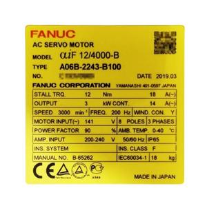 มอเตอร์อุปกรณ์เสริมระบบอัตโนมัติทางอุตสาหกรรม A06B-2243-B10 - Product Image 2