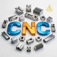 Profilé d'extrusion en aluminium CNC personnalisé, alliage d'aluminium 6061 6082 6063, pièces en aluminium sablé