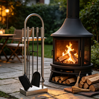Ensemble d'outils de nettoyage pour foyer et brasero, en acier, pour usage domestique et camping, vente en gros d'usine moderne, personnalisable