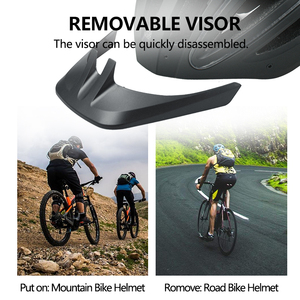 OEM người lớn đi xe đạp xe đạp Mũ bảo hiểm CE chứng nhận MTB Mũ bảo hiểm với sạc LED Xe Đạp NTA 8776 Ebike Mũ bảo hiểm với có thể tháo rời Visor - Product Image 6