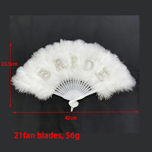 Nouveaux éventails en plumes blanches et rouges professionnels, vente en gros, élégants éventails de danse en plumes pour accessoires photo de <span class=keywords><strong>mariage</strong></span> 42x23.5cm - Product Image 6