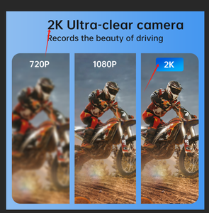 2K Bluetooth Mũ bảo hiểm Bluetooth Intercom với máy ảnh, 6 tay đua đồng thời intercom, BT xe máy headphone với âm nhạc chia sẻ - Product Image 6