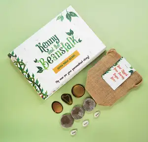 Individuelles Bohnenstöckel Bohnenzucht-Kit Gartenzucht-Kit mit Großhandelspreis für Samen-Papierbox