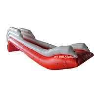 Toboggan gonflable pour ponton de quai avec rampe toboggan gonflable avec trampoline