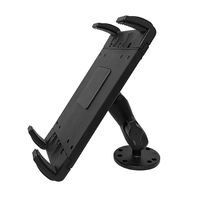 Support de tablette en métal avec filetage inversé, base à rotule 1 pouce, pour tablette Tab Active 3, avec fixation sur surface plane pour RAM