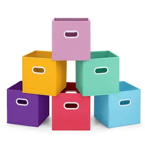 Fabric Folded box/stool/storage organizers