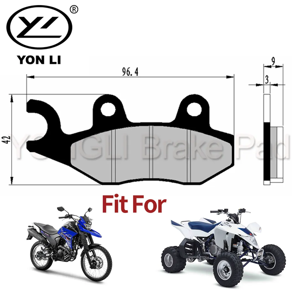 Plaquettes de frein avant de moto personnalisées en gros de haute qualité pour YAMAHA CG200 CGR125 PULSAR150