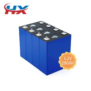 HX EU Stock 3.2v 280ah 320ah Lifepo4 Cellule de batterie REPT 280ah Batterie prismatique au lithium 6000 cycles pour l'énergie solaire
