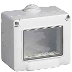 Caja de Conexiones Vimar 3 Módulos IP55 Impermeable Plástico Gris 14903 - Product Image 2