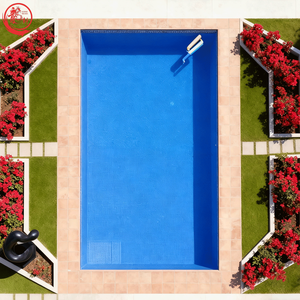 Patio trasero tamaño pequeño Piscina fibra de vidrio 4 metros <span class=keywords><strong>sobre</strong></span> <span class=keywords><strong>el</strong></span> suelo Mini piscina para <span class=keywords><strong>el</strong></span> hogar para adultos diversión acuática al aire libre - Product Image 1