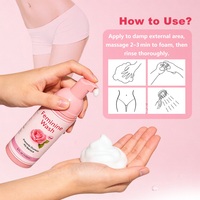 XINHEYU 150ml Mousse nettoyante naturelle pour le Yoni, équilibre du pH vaginal, fraîcheur, blanchiment de la peau, sans œstrogène, sans parabène