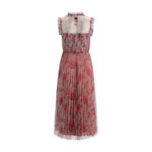 Robe de <span class=keywords><strong>soirée</strong></span> pour <span class=keywords><strong>femme</strong></span> à col rond imprimé, robe de <span class=keywords><strong>soirée</strong></span> sans manches à taille haute pour dîner formel, <span class=keywords><strong>tenue</strong></span> de <span class=keywords><strong>soirée</strong></span> pour <span class=keywords><strong>femme</strong></span> - Product Image 3