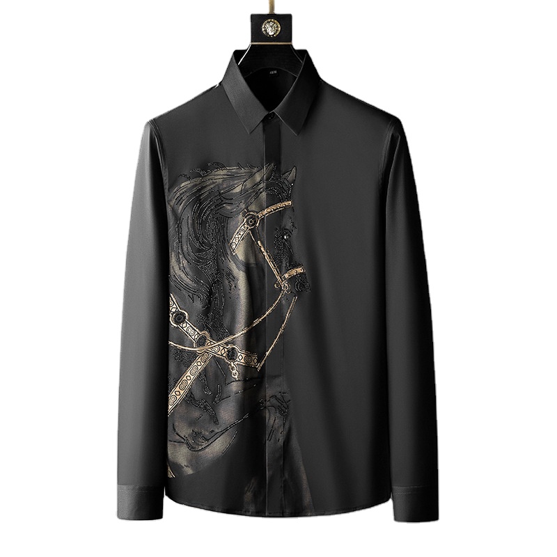 Shop Our Chinese Style Custom Embroidered Shirts for Men