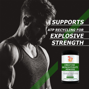 Créatine en poudre de qualité supérieure pour le développement musculaire avec créatine monohydrate, boisson pour la nutrition sportive, complément pour la récupération après l'entraînement - Product Image 4