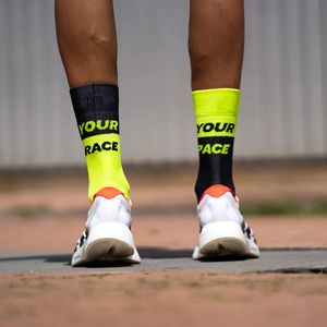 कस्टम कुशन टेरी पैडिंग पेशेवर एथलेटिक मैराथन खेल बड़े ब्रांड लुभावने साइकिल पुरुषों के मोजे - Product Image 4