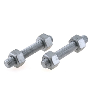 Harga pabrik UNC UNF 1/4 1/<span class=keywords><strong>2</strong></span> 5/8 <span class=keywords><strong>3</strong></span>/4 baja campuran HDG Dacromet lapisan A193 B7 A320 L7 batang berulir baut kancing panjang - Product Image 1