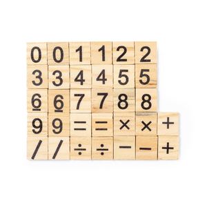 Jeu de calcul mathématique en bois écologique et portable pour enfants et adultes, coffret cadeau promotionnel dans un sac en coton - Product Image 2