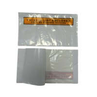 Enveloppe autocollante personnalisée pour factures et listes de colisage, étanche, en polyéthylène transparent, sur mesure
