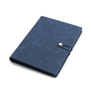 Custom Printed Logo Business Notebook Gift Set Soft Hardcover PU Leather <b>Paper</b> A5 Loose-<b>Leaf</b> Versatile Office School Diary - Product Image 1