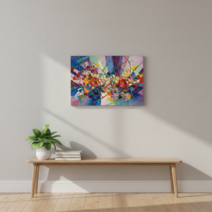 Arte Abstracto Colorido para Pared, Pintura Moderna en Lienzo para Decoración del Hogar y Adornos para Sala de Estar - Product Image 4