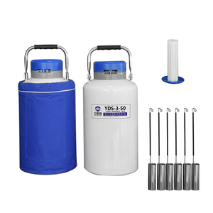 Mini Cryo - Réservoir d'azote liquide de 3 <span class=keywords><strong>litres</strong></span> - 6 canisters pour laboratoire - Product Image 1