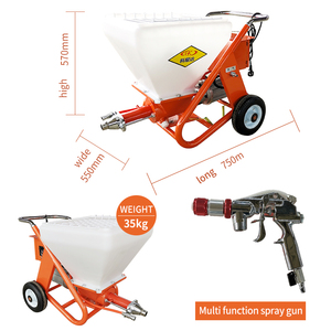 Nhỏ vữa tường trát vữa thạch cao phun máy Đá Thật sơn phun máy - Product Image 2