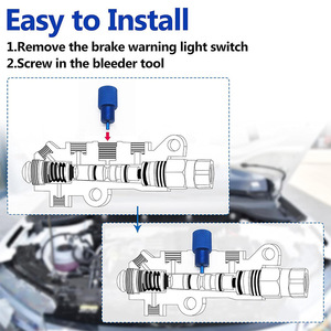 Phanh Ô Tô tỷ lệ thuận van chảy máu công cụ chuốt thép không gỉ nhôm CNC gia công đĩa trống <span class=keywords><strong>pv2</strong></span> pv4 AC - Product Image 4