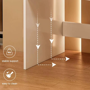 Phong cách cổ điển Hiện đại giá cả cạnh Tranh Cô Gái giá rẻ thiết kế góc <span class=keywords><strong>Vanity</strong></span> trang điểm tủ quần áo phòng ngủ thắp sáng bàn trang điểm gương - Product Image 6