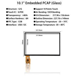 BOE من الدرجة الصناعية شاشة LCD بوصة بشاشة عالية السطوع IPS TFT - Product Image 6