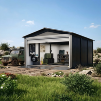 Garage mobile préfabriqué robuste pour voiture, atelier extérieur modulaire en panneaux sandwich, abri à outils et maison de réparation automobile