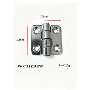 Bisagras de Acero Inoxidable con Rotación de 270 Grados, Modernas, Plateadas, 30*30mm, para Muebles, con Acabado Pulido Espejo - Product Image 2