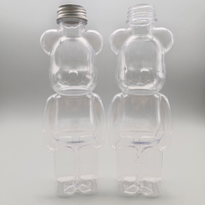 Botella Ovalada <span class=keywords><strong>de</strong></span> PET <span class=keywords><strong>de</strong></span> 700 ml SY Little Bear <span class=keywords><strong>con</strong></span> Pulverizador y Diseño Serigrafiado para Champú y Loción - Product Image 1