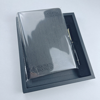 Carnet de notes fantaisie A5 en cuir PU à Grain de bois, joli carnet de notes pour Journal intime, couvertures pour carnet d'écriture avec impression de ligne, Logo personnalisé