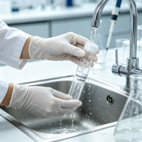 Étiquettes personnalisées de laboratoire, solubles dans l'eau, faciles à retirer, sans résidus, pour tubes à essai en verre et verrerie de laboratoire