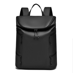 Style coréen mode tendance sac à dos couleur unie grande capacité loisirs Junior lycée étudiant cartable pour les couples - Product Image 2