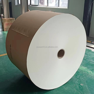 กระดาษคราฟท์เคลือบ PE สองด้าน หนา 150-320 แกรม ปลอดภัยสำหรับอาหาร กันน้ำ ย่อยสลายได้ สำหรับผลิตถ้วยชา กาแฟ รีไซเคิลได้ - Product Image 1