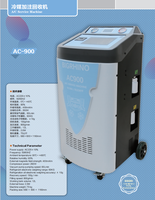 Máquina de Servicio de Aire Acondicionado Automática BIGRHINO con Certificación CE, 220-240V, para Recuperación y Carga de Aire Acondicionado R134A 1234YF, Herramientas para Taller de Vehículos