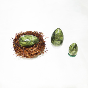 Natürliche grüne <span class=keywords><strong>Jade</strong></span> Yoni Eier 3er-Set für Frauen <span class=keywords><strong>Kegel</strong></span> Übung - Product Image 6