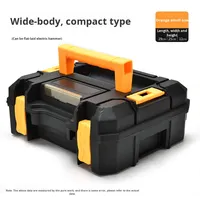 Boîte de rangement empilable robuste compatible avec le système Dewalt TSTAK, organiseur d'outils portable, boîte à outils étanche
