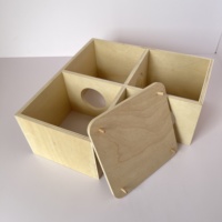 Homfun — labyrinthe de maison de Hamster en bois, personnalisé, jouets d'apprentissage en Tunnel pour les oiseaux, les souris