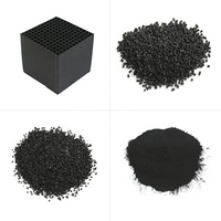 Charbon actif granulaire en poudre à base de charbon de bois, de coque de noix de coco et de bois