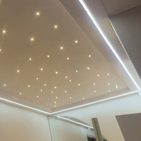 Mini projecteur LED moderne encastré pour le salon Plafond à toit étoilé Éclairage d'ambiance respiratoire