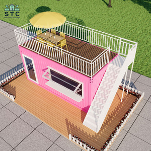 บ้านคอนเทนเนอร์สำเร็จรูปราคาโรงงาน ขยายได้ เคลื่อนย้ายได้ ร้านกาแฟ บ้านคอนเทนเนอร์ขาย - Product Image 6